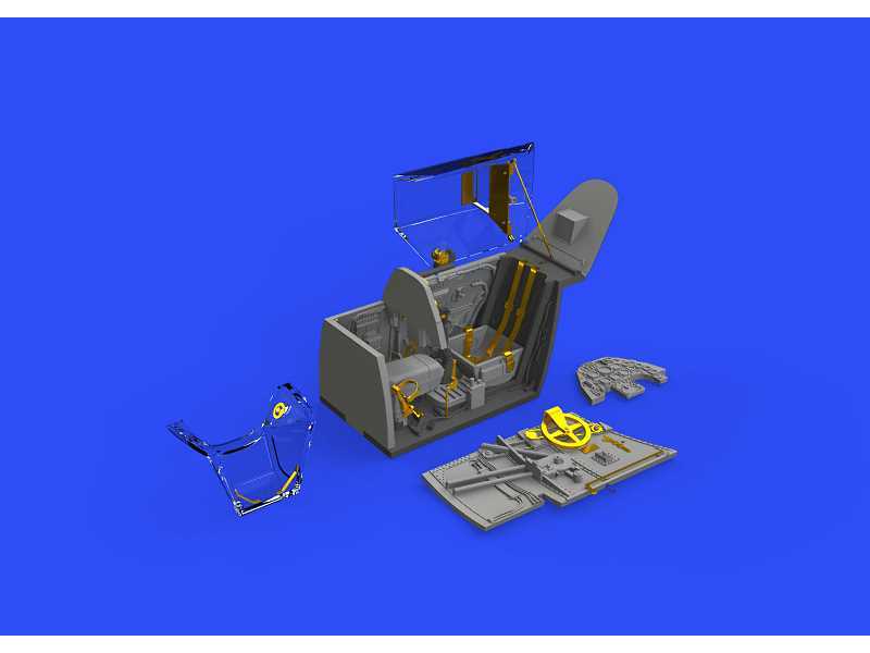 Bf 109G-10/ U4 cockpit 1/48 - Eduard - image 1