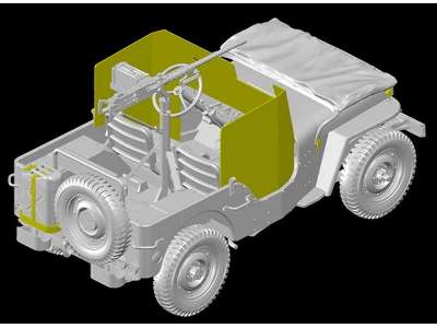 Armored 1/4-Ton 4x4 Truck w/.50-cal Machine Gun - image 2