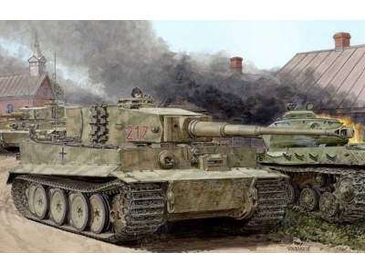 Tiger I Mid-Production w/Zimmerit Otto Carius Battle of Malinava - image 1