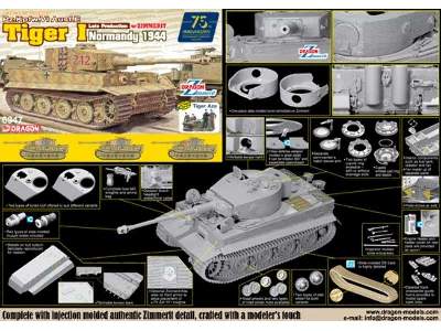 Tiger I Late Production w/Zimmerit (Normandy 1944) - image 2