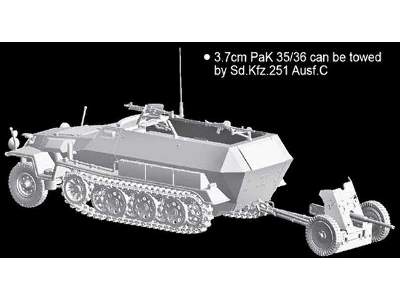 Sd.Kfz.251 Ausf.C + 3.7cm PaK 35/36 - image 5