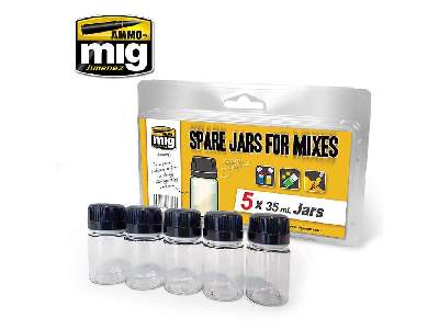 Spare Jars For Mixes 5 X 35 ml - image 1