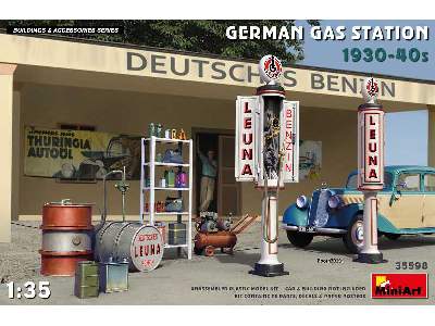 German Gas Station 1930-40s - image 1
