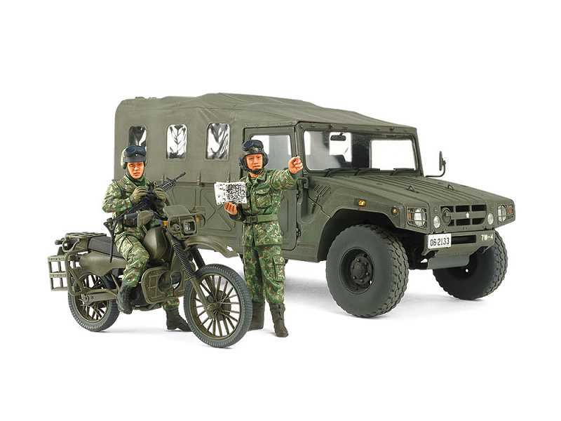 JGSDF Reconnaissance Motorcycle & High Mobility Vehicle Set - image 1 JGSDF Reconnaissance Motorcycle & High Mobility Vehicle Set - image 1