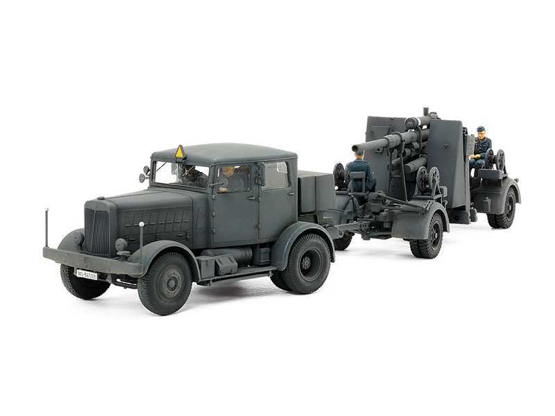 German Heavy Tractor SS-100 & 88mm Gun Flak37 Set - image 1