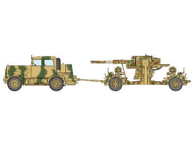 German Heavy Tractor SS-100 & 88mm Gun Flak37 Set - image 7