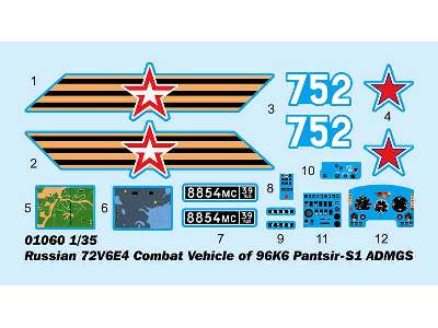 Russian 72v6e4 Combat Vehicle Of 96k6 Pantsir -s1 Admgs - image 3