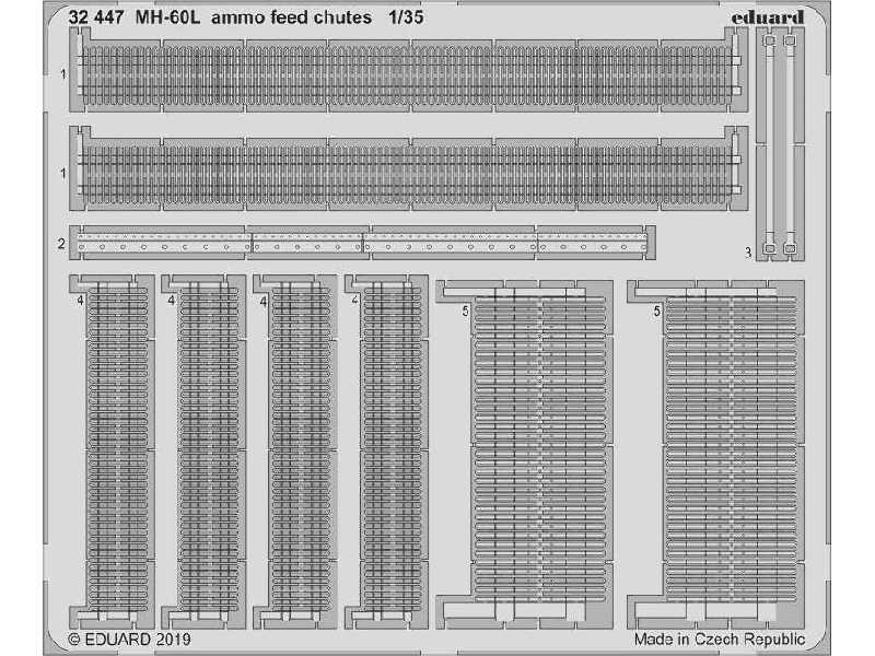 MH-60L ammo feed chutes 1/35 - image 1