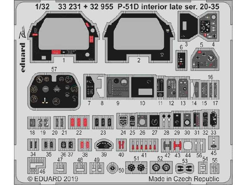 P-51D interior late ser.  20-35 1/32 - image 1