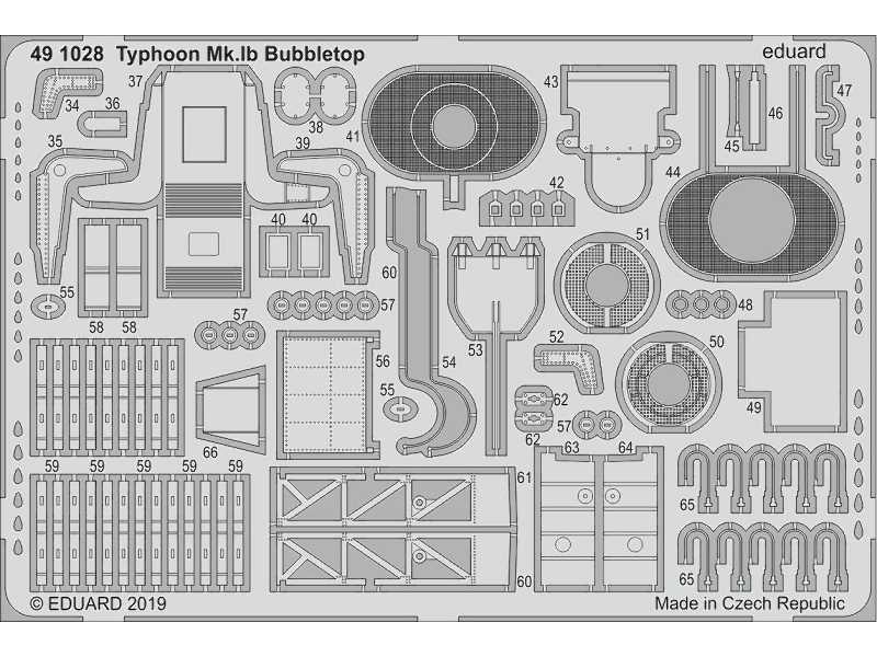 Typhoon Mk. Ib Bubbletop 1/48 - image 1