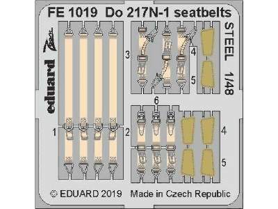Do 217N-1 seatbelts STEEL 1/48 - image 1