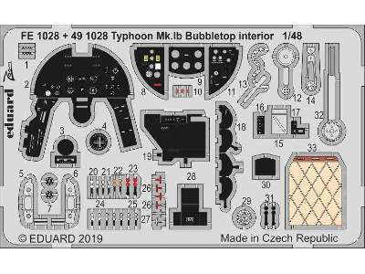 Typhoon Mk. Ib Bubbletop 1/48 - image 1