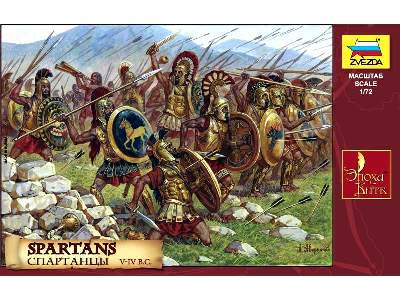 Zvezda  8068 Spartans V-IV BC 1/72 toy soldiers 
