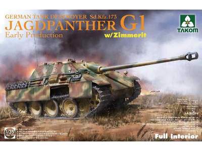Jagdpanther G1 Early Production w/zimmerit & full interior - image 1
