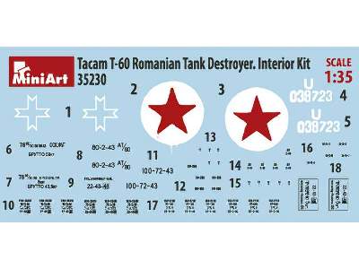 Tacam T-60 Romanian Tank Destroyer. Interior Kit - image 3