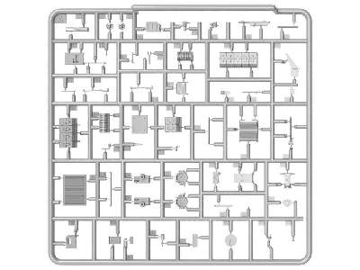 Tacam T-60 Romanian Tank Destroyer. Interior Kit - image 7