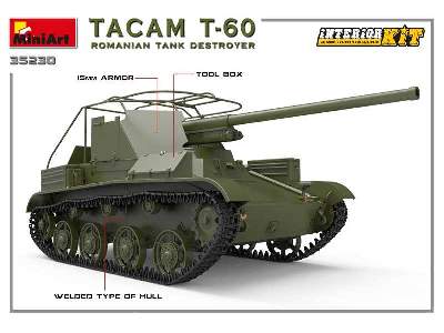 Tacam T-60 Romanian Tank Destroyer. Interior Kit - image 24