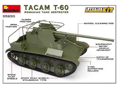 Tacam T-60 Romanian Tank Destroyer. Interior Kit - image 25