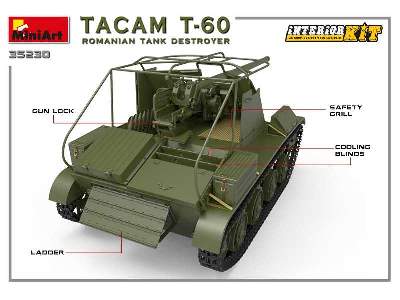 Tacam T-60 Romanian Tank Destroyer. Interior Kit - image 27