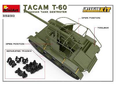 Tacam T-60 Romanian Tank Destroyer. Interior Kit - image 28