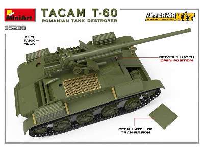Tacam T-60 Romanian Tank Destroyer. Interior Kit - image 29