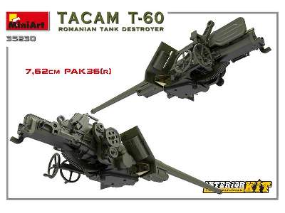 Tacam T-60 Romanian Tank Destroyer. Interior Kit - image 30
