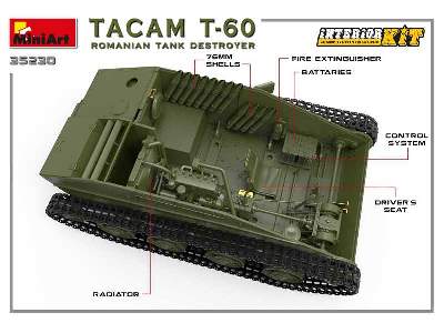 Tacam T-60 Romanian Tank Destroyer. Interior Kit - image 32