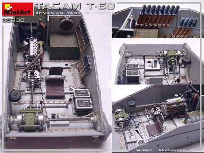 Tacam T-60 Romanian Tank Destroyer. Interior Kit - image 38