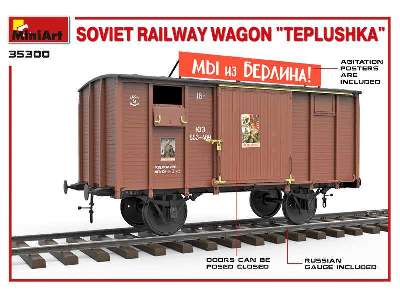 Soviet Railway Wagon &#8220;teplushka&#8221; - image 2