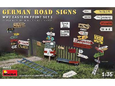 German Road Signs Ww2 (Eastern Front Set 1) - image 1