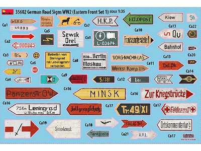 German Road Signs Ww2 (Eastern Front Set 1) - image 2