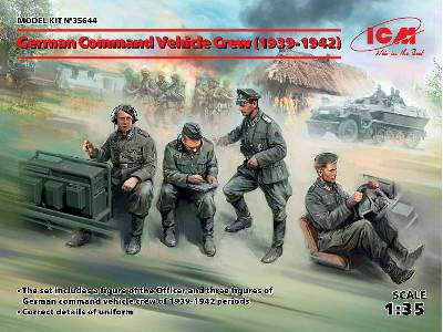 German Command Vehicle Crew (1939-1942) - 4 figures - image 11