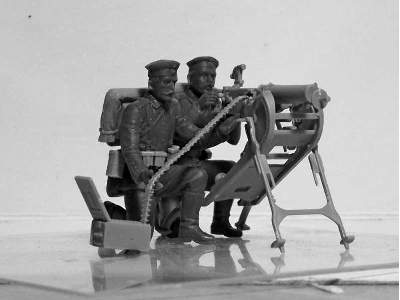 WWI German MG08 MG Team - 2 figures - image 2