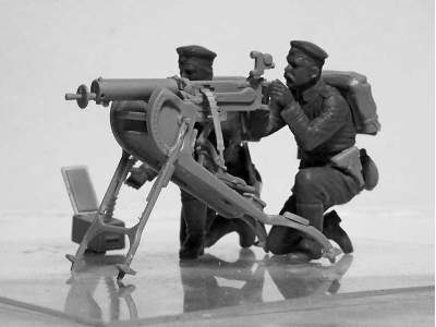 WWI German MG08 MG Team - 2 figures - image 4