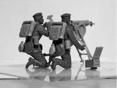 WWI German MG08 MG Team - 2 figures - image 7