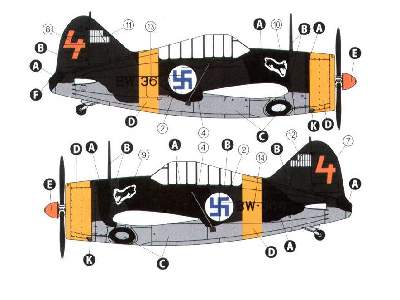 Brewster 239 Buffalo - Finnish Aces 1942 - image 5