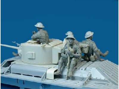 British soldiers tank riders - image 3