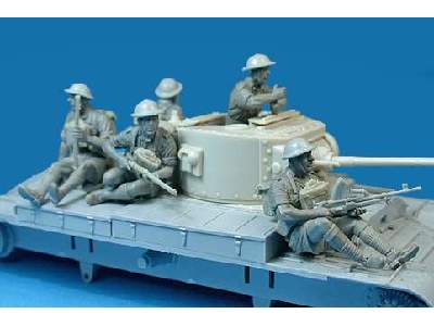 British soldiers tank riders - image 4