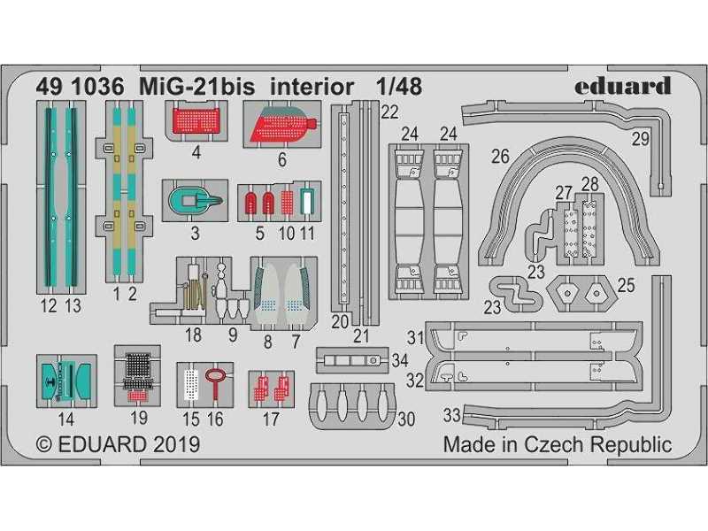 MiG-21bis interior 1/48 - image 1