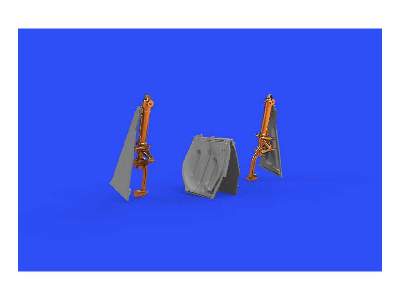 P-51D undercarriage legs BRONZE 1/48 - Eduard - image 5