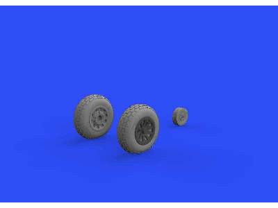 P-51D wheels block tread 1/48 - Eduard - image 3