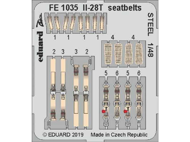 Il-28T seatbelts STEEL 1/48 - image 1