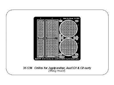 Grilles for Jagdpanther Ausf.G1 early - Meng - image 6