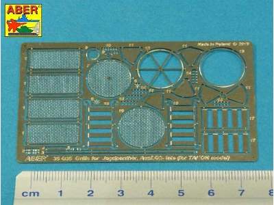 Grilles for Panther, Ausf.G &amp; Jagdpanther, Ausf.G2 late mod. - image 2