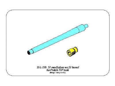 37 mm Bofors wz.37 barrel for Polish 7TP tank - image 11