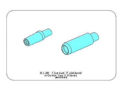 7,5cm KwK 37 L/24 barrel for German Stug. III 0-Series - image 10