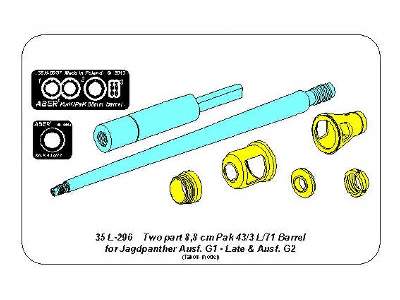 8,8cm Two part Pak 43/3 L/71 barrel for Jagdpanther A.G1 late,G2 - image 17