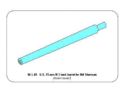 U.S. 75mm M3 tank barrel for Sherman M4 - image 9