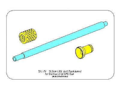 10.5/cm L/62 A/T gun barrel for German E-50 SPG Gun - image 12