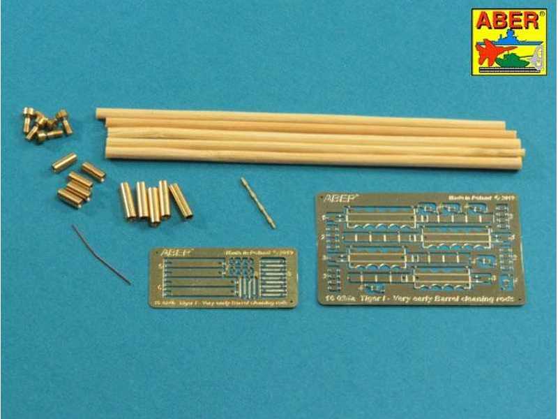 Barrel cleaning rods with brackets for Tiger I very early model  - image 1